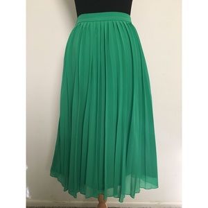 Chiffon Pleated Skirt by ASOS